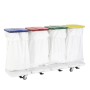 ARIANE - Chariot porte 4 sacs linge sale sans couvercle