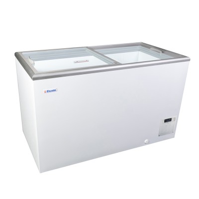 ELCOLD - Glacier plat multifonction 134 cm 345 L vitré