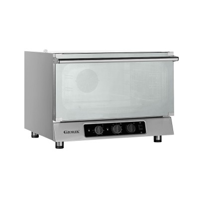 GIORIK - Four à convection électrique 3 niveaux GN1/1 ou 600x400 porte basculante 2 vitesse humidificateur 400 V