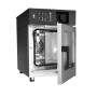 GIORIK - Four mixte compact gaz écran digital 7'' 6 niveaux GN 1/1 vapeur symbiotique et lavage intégré