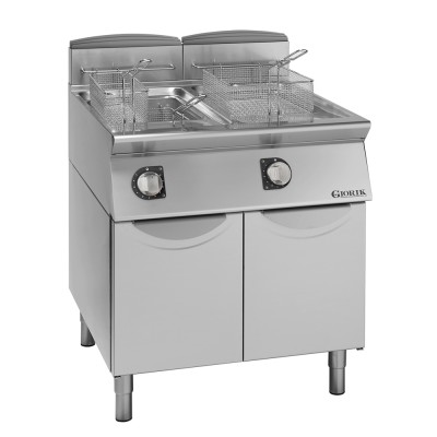 GIORIK - Friteuse électrique commandes électromécaniques 2x21 L