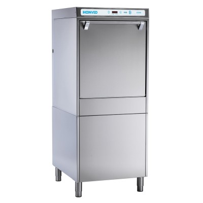 HOONVED - Lave-ustensiles polyvalent paniers 500x600 passage 500 mm avec break tank