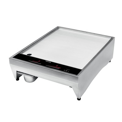 TECNOX - Plancha posable 2 foyers gamme Design 2,8 kW