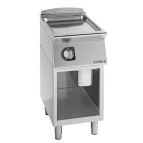 GIORIK - Plancha électrique acier chromé surface de cuisson simple lisse 40x90x90