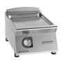 GIORIK - Plancha électrique acier chromé surface de cuisson simple rainurée 40x90x25