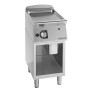 GIORIK - Plancha gaz acier chromé surface de cuisson simple rainurée 40x90x90