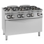 GIORIK - Fourneau feux vifs gaz 6 feux four gaz XL GAZ 120x90x90
