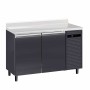 FURNOTEL - Arrière-bar skinplate groupe logé H. 1000 mm 2 portes 260 litres