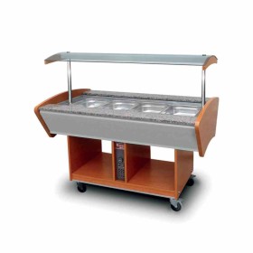 FURNOTEL - Buffet chaud central 4 bacs GN1/1