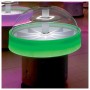 FURNOTEL - Buffet réfrigéré central rond équipé de 4 plaques inox perforées