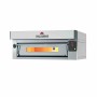 ITALFORNI - Four à pizza inox gamme EURO 1 chambre 6 pizzas Ø 35 cm commandes digitales