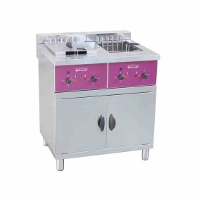 FURNOTEL - Friteuse électrique sur coffre 2 x25 litres