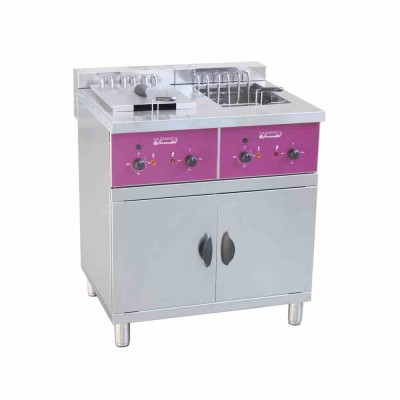 FURNOTEL - Friteuse électrique sur coffre 2 x25 litres