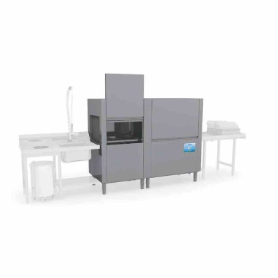 ELETTROBAR - Tunnel avec sortie à droite panier 500 x 500 mm série NIAG4122