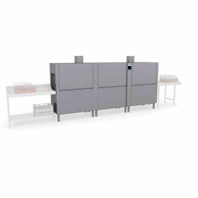 ELETTROBAR - Tunnel avec sortie à droite panier 500 x 500 mm série RIV4142