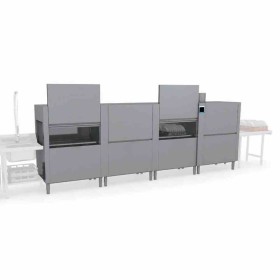 ELETTROBAR - Tunnel avec sortie à droite panier 500 x 500 mm série RIV4143