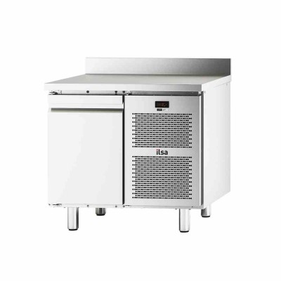 ILSA - Table réfrigérée pâtissière positive -2/+8°C avec dosseret 1 porte avec groupe P. 800 130 L