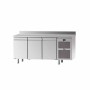 ILSA - Table réfrigérée pâtissière positive -2/+8°C avec dosseret 3 portes avec groupe P. 800 457 L