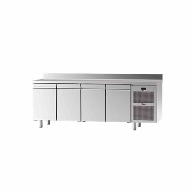 ILSA - Table réfrigérée pâtissière positive -2/+8°C avec dosseret 4 portes avec groupe P. 800 620 L