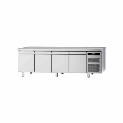 ILSA - Table réfrigérée à chocolat positive +4/+18°C sans dosseret 4 portes 620 L
