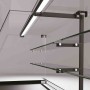 DIAMOND - Fin de série - Comptoir vitrine réfrigéré ventilé EN & GN vitre basse L. 2538 mm noir