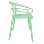 BOLERO - Fauteuils Mateo Café vert menthe (lot de 2)
