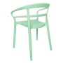 BOLERO - Fauteuils Mateo Café vert menthe (lot de 2)