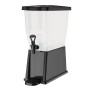 OLYMPIA - Distributeur de boissons en polypropylène noir 12L