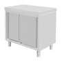 VOGUE - Meuble de rangement en acier inoxydable 900x900x600mm