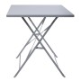 BOLERO - Table de terrasse pliable grise 1100 x 700mm