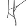 BOLERO - Table pliante rectangulaire effet rotin 1829mm