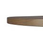 BOLERO - Table ronde complète effet bois foncé 600mm