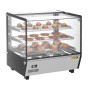 BUFFALO - Vitrine chauffante de comptoir carrée 120L