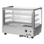 BUFFALO - Vitrine chauffante de comptoir carrée 160L