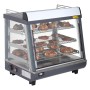 BUFFALO - Vitrine chauffante portes avant et arriere 96L