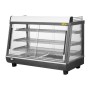 BUFFALO - Vitrine chauffante portes avant et arriere 136L