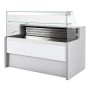 GASTRONOBLE - Comptoir de service réfrigéré gris Tibet 1500mm