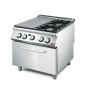 GASTRO M - Plaque coup de feu 2 feux vifs sur four gaz