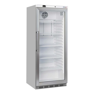 CASSELIN - Armoire positive vitrée 600 L inox