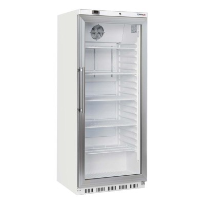 CASSELIN - Armoire positive vitrée 600 L blanche