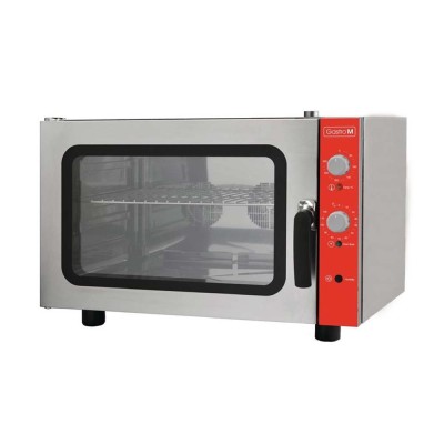 GASTRO M - Four électrique à convection 4 niveaux avec humidificateur porte latérale 400 V