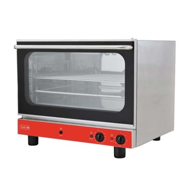 GASTRO M - Four électrique à convection 4 niveaux avec humidificateur porte abattante 400 V