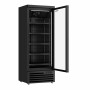 COMBISTEEL - Vitrine murale négative 1 porte en verre noire 600 L