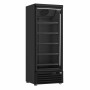 COMBISTEEL - Vitrine murale négative 1 porte en verre noire 600 L