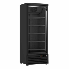 COMBISTEEL - Vitrine murale négative 1 porte en verre noire 600 L