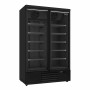 COMBISTEEL - Vitrine murale négative 2 portes en verre noire 1000 L