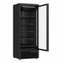 COMBISTEEL - Vitrine murale positive 1 porte en verre noire 600 L