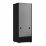 COMBISTEEL - Vitrine murale positive 1 porte en verre noire 600 L