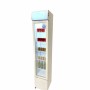 COMBISTEEL - Armoire froide positive 1 porte en verre étroit blanche 105 L