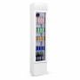 COMBISTEEL - Armoire froide positive 1 porte en verre étroit blanche 105 L